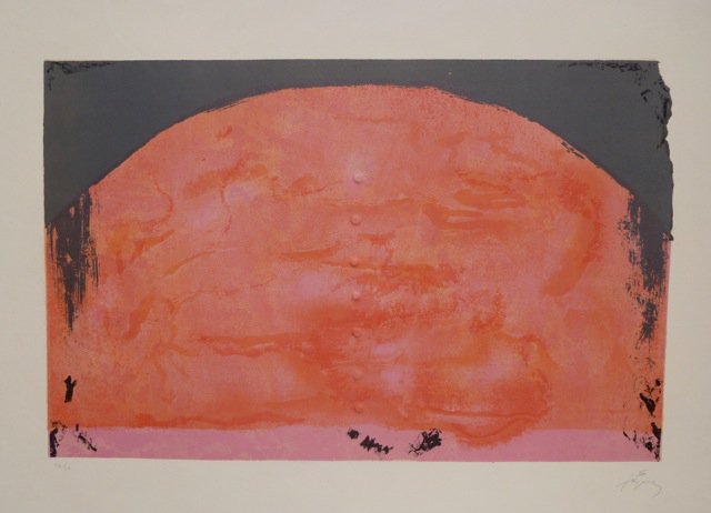 Antoni Tapies – Untitled (Dusky Horizon), 1962 – Lithograph
