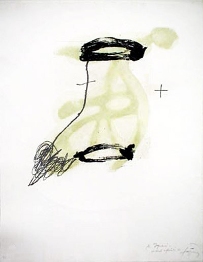 Antoni Tapies – Un Fragment De Statue, 1984 – Radierung