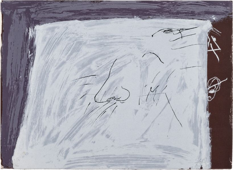 Antoni Tapies – Berliner-Suite 6, 1974 – Lithograph