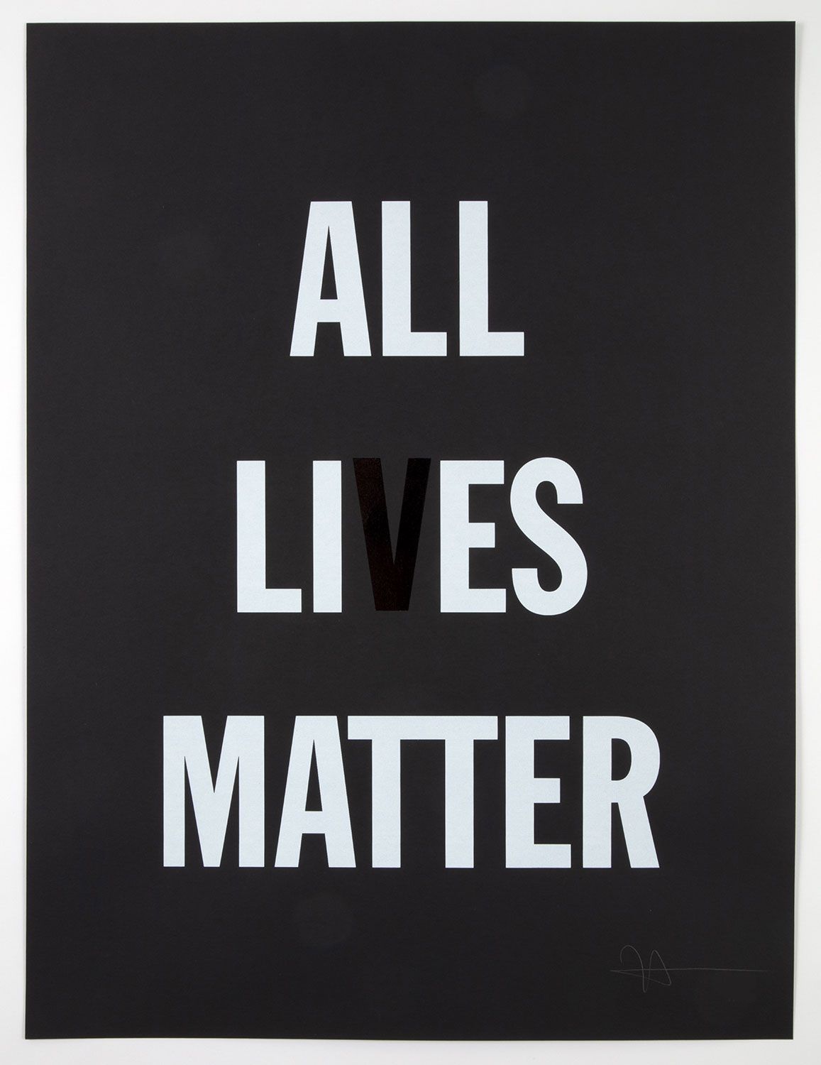 Hank Willis Thomas – All Li es Matter, 2019 – Lithographie