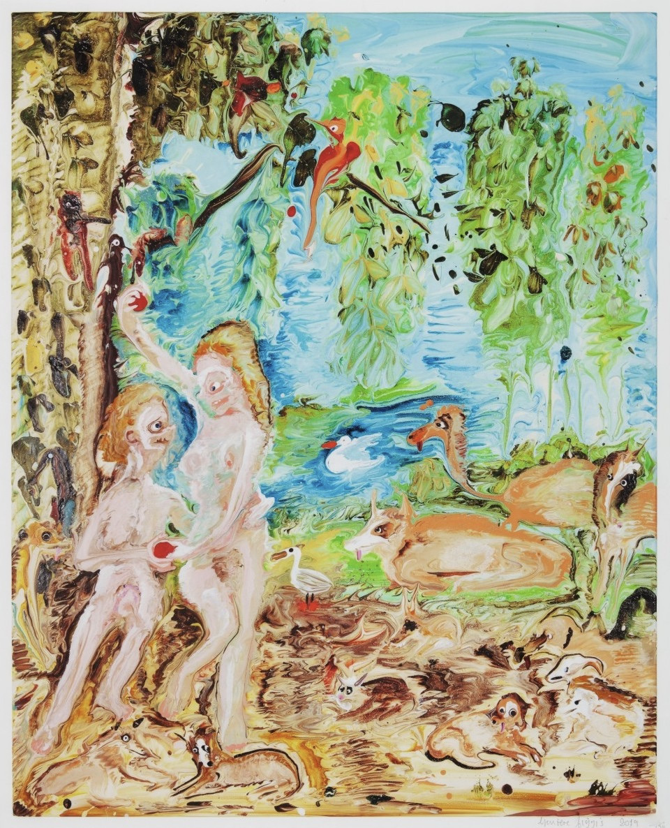 Genieve Figgis – Adam and Eve, 2019 – Mixed média