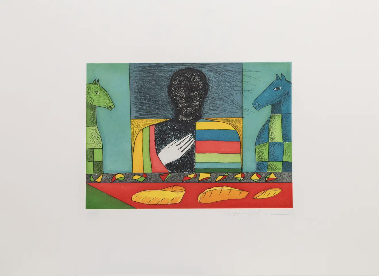 Paladino, Mimmo | Mathematico 6, 2001 — available on Composition Gallery