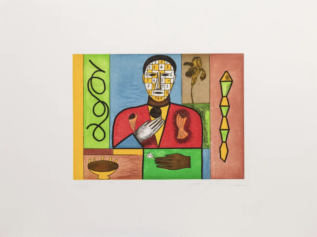 Paladino, Mimmo | Mathematico 2, 2001 — available on Composition Gallery