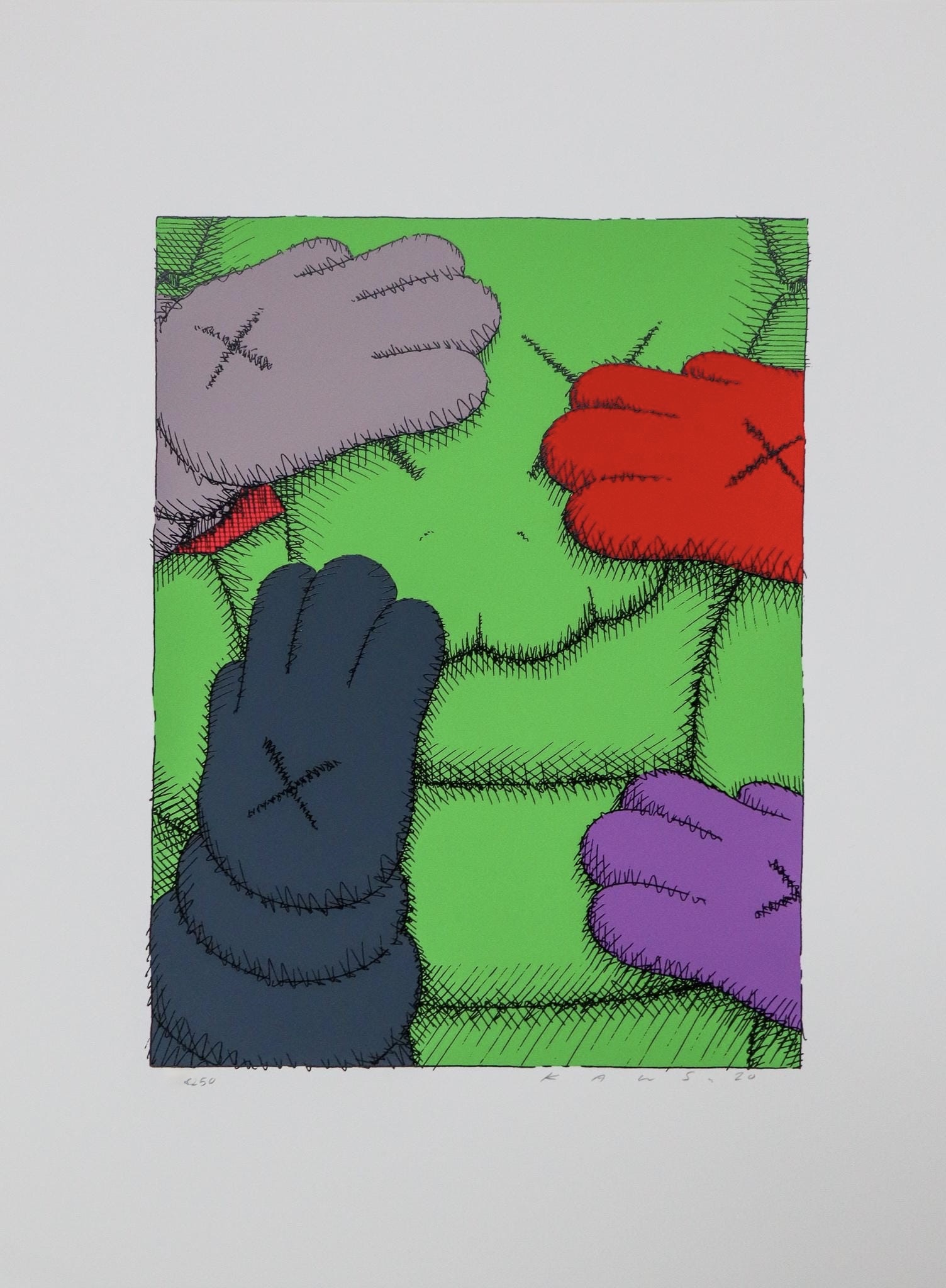 KAWS – Untitled III (Urge), 2020 – Silkscreen