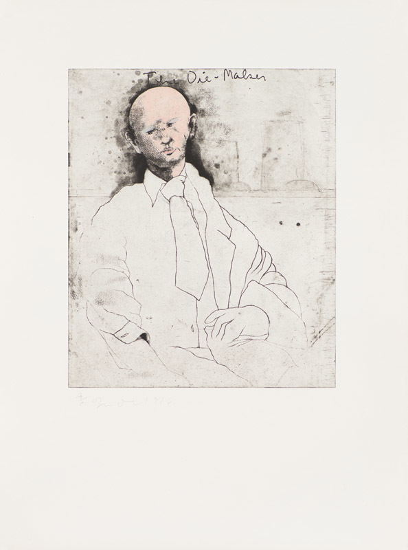 Jim Dine – Die-Maker, 1976 – Etching