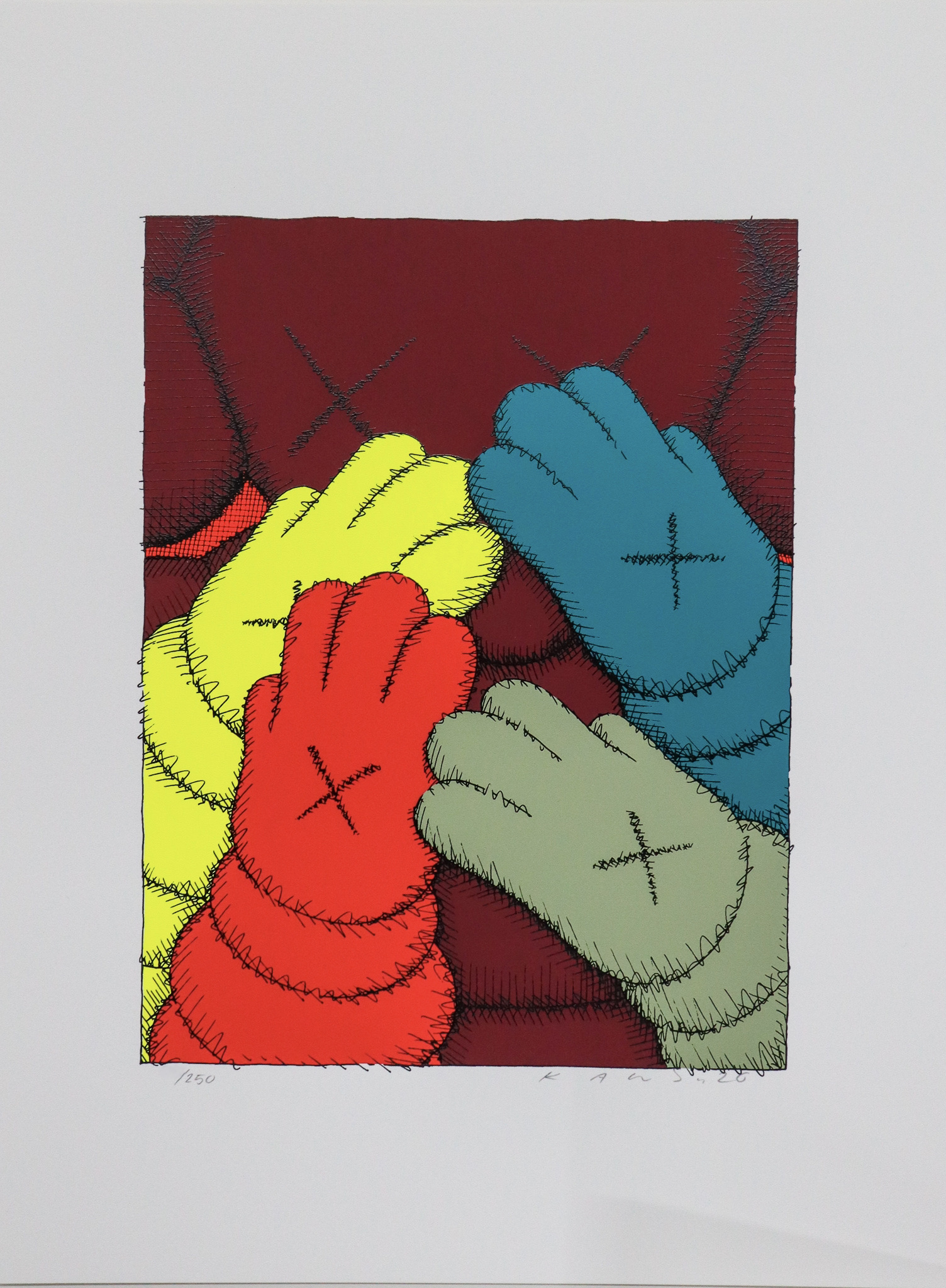 KAWS – Untitled IX (Urge), 2020 – Silkscreen