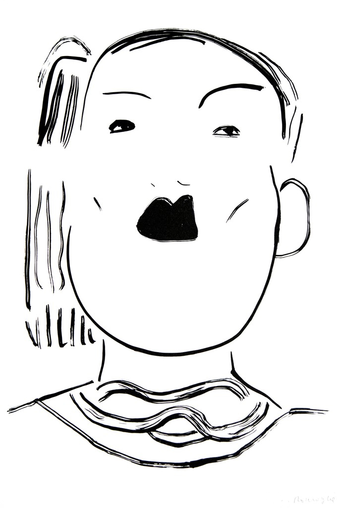 Rose Wylie – Portrait 20, 2017 – Lithograph