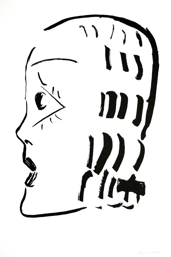 Rose Wylie – Portrait 19, 2017 – Lithograph