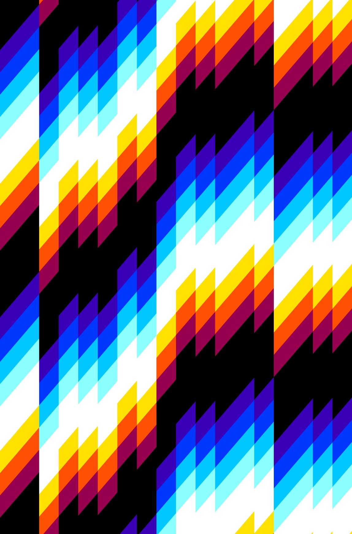 Felipe Pantone – Chromadyna Micap #1, 2021 – Lithograph