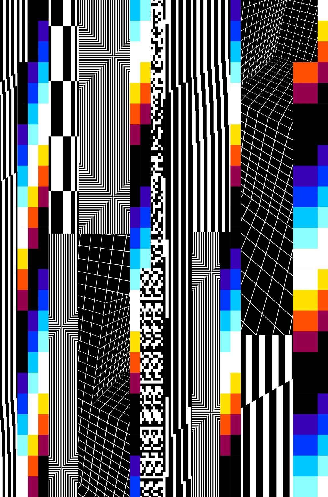 Felipe Pantone – Chromadyna Micap #4, 2021 – Lithograph