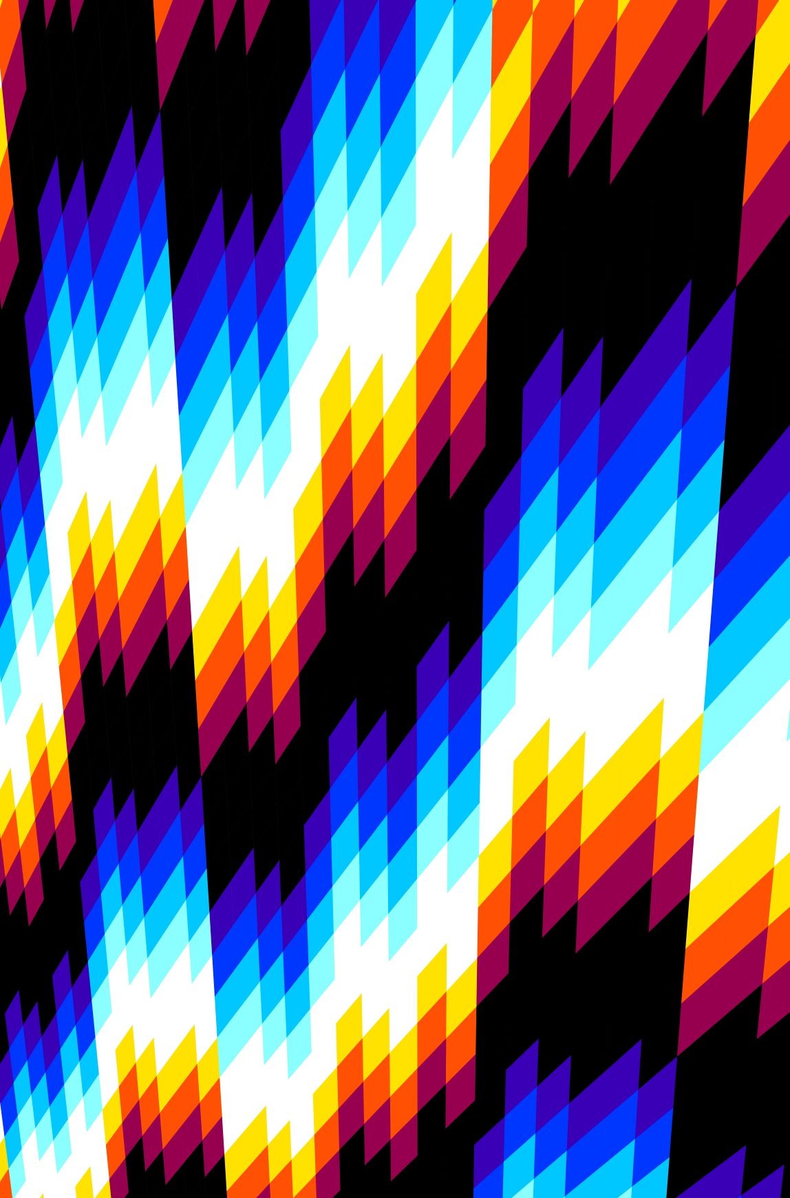 Felipe Pantone – Chromadyna Micap #5, 2021 – Litografía