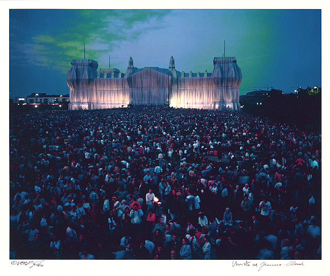 Javacheff Christo – Reichstag Mappe II, Westen, 1995 – Fotografía