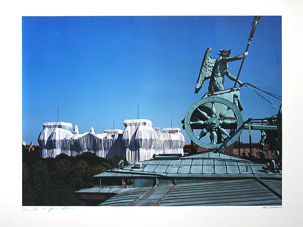 Javacheff Christo – Reichstag/Berlin I Wrapped, 1995 – Photographie