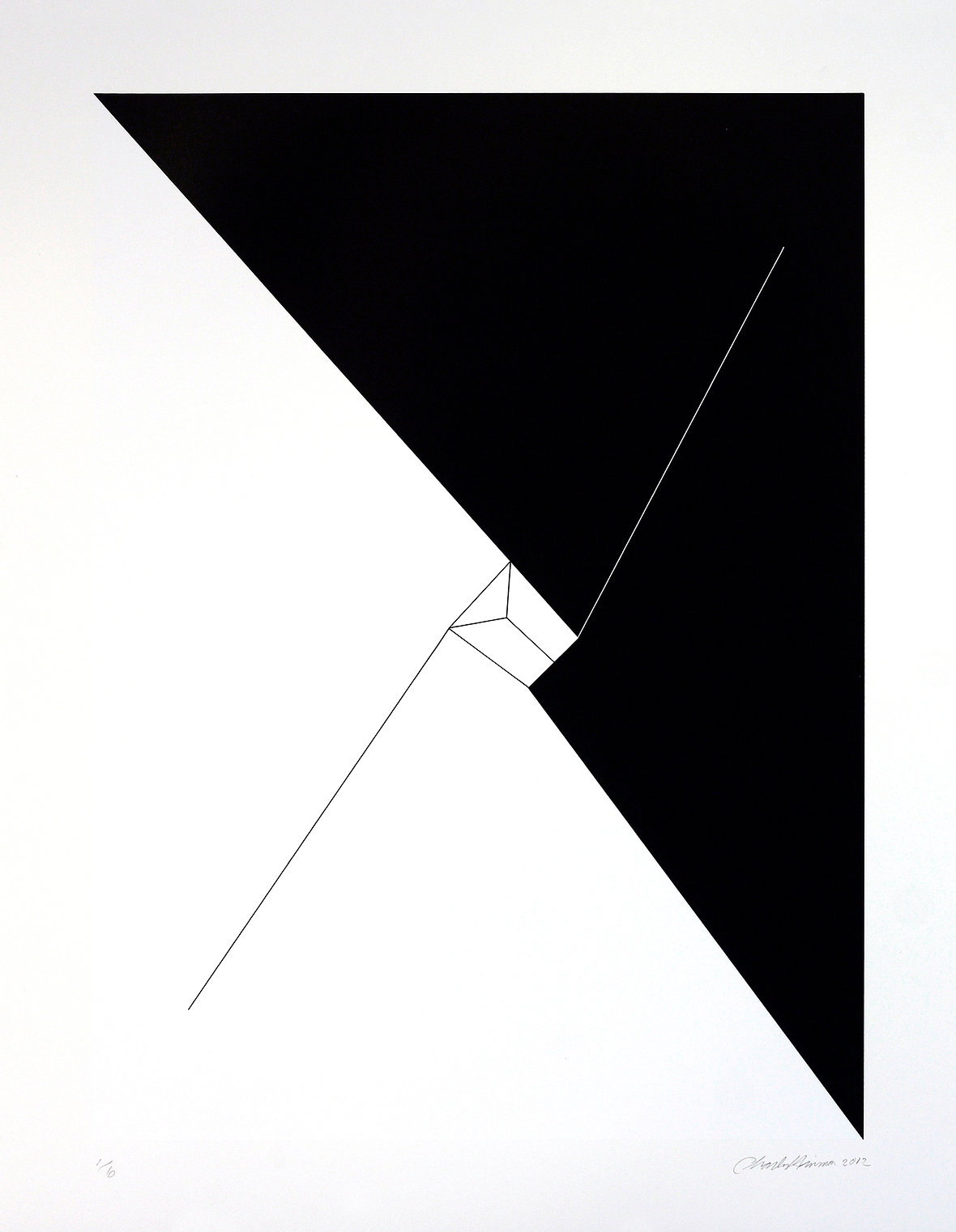 Charles Hinman – Declivity, 2012 – Silkscreen