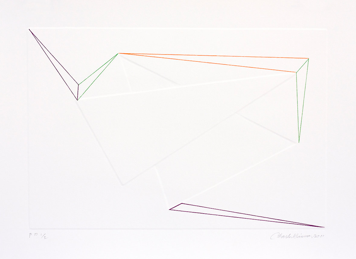 Charles Hinman – Chrysoprase, 2014 – Silkscreen