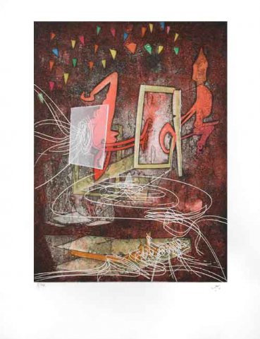 Roberto Matta – Plusieurs Autres Vies, 1978 – Aguafuerte
