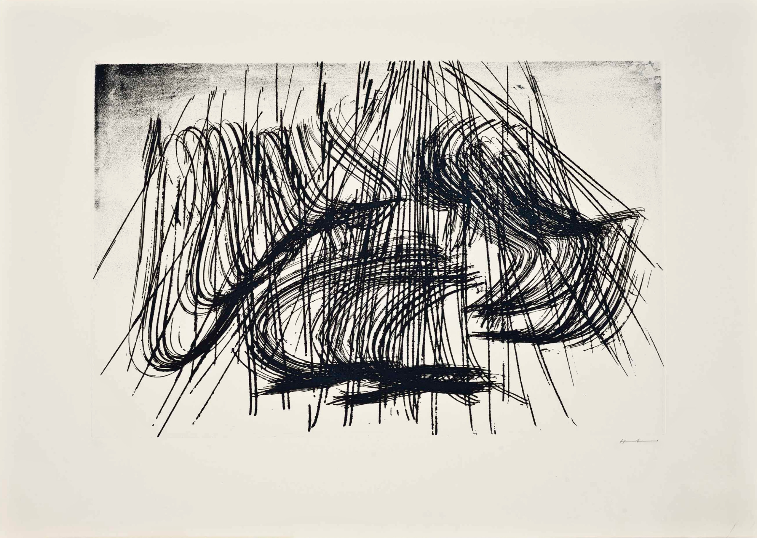 Hans Hartung – Las Estampas de la Cometa 1, 1971 – Ets