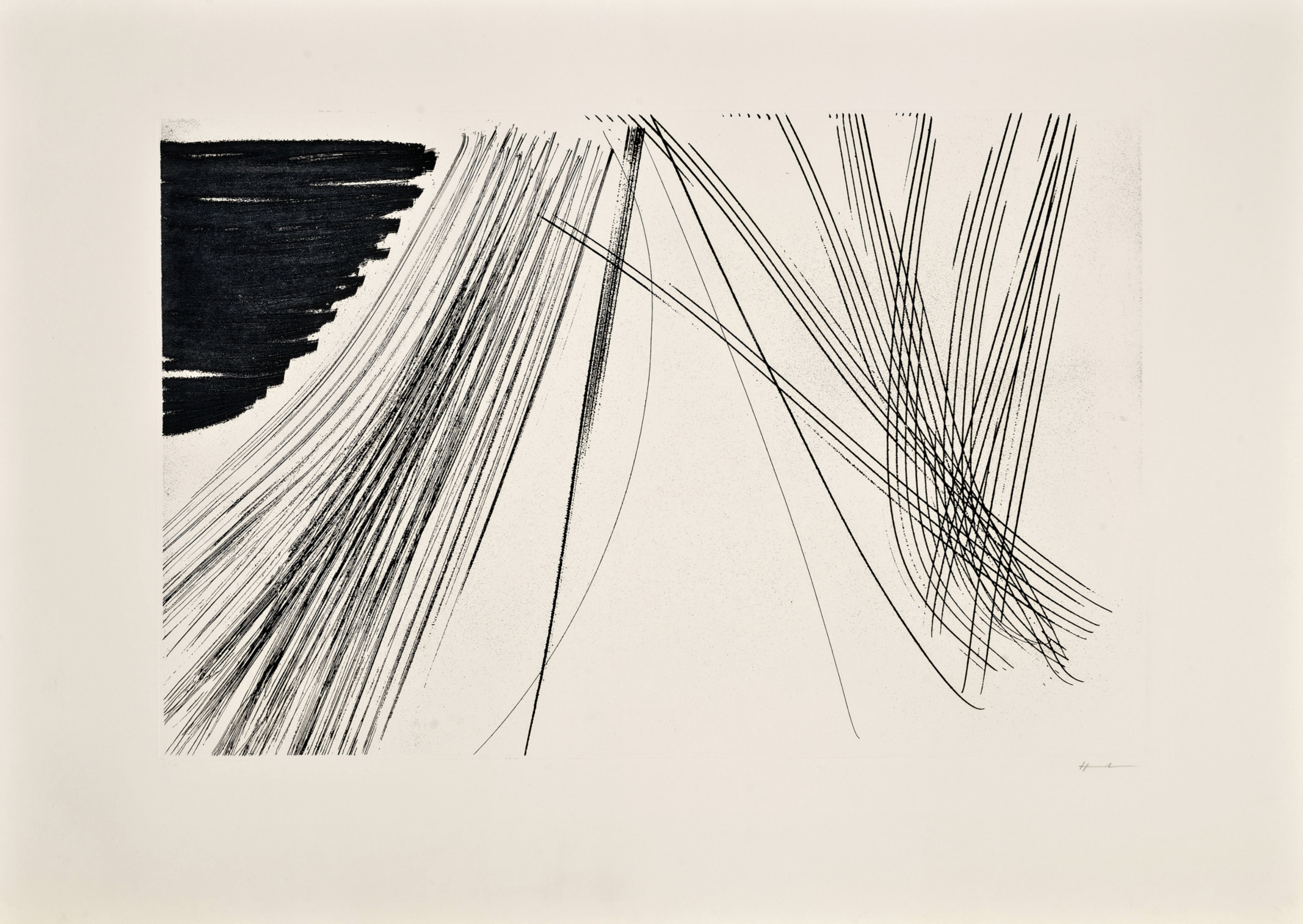 Hans Hartung – Las Estampas de la Cometa 4, 1971 – Etching