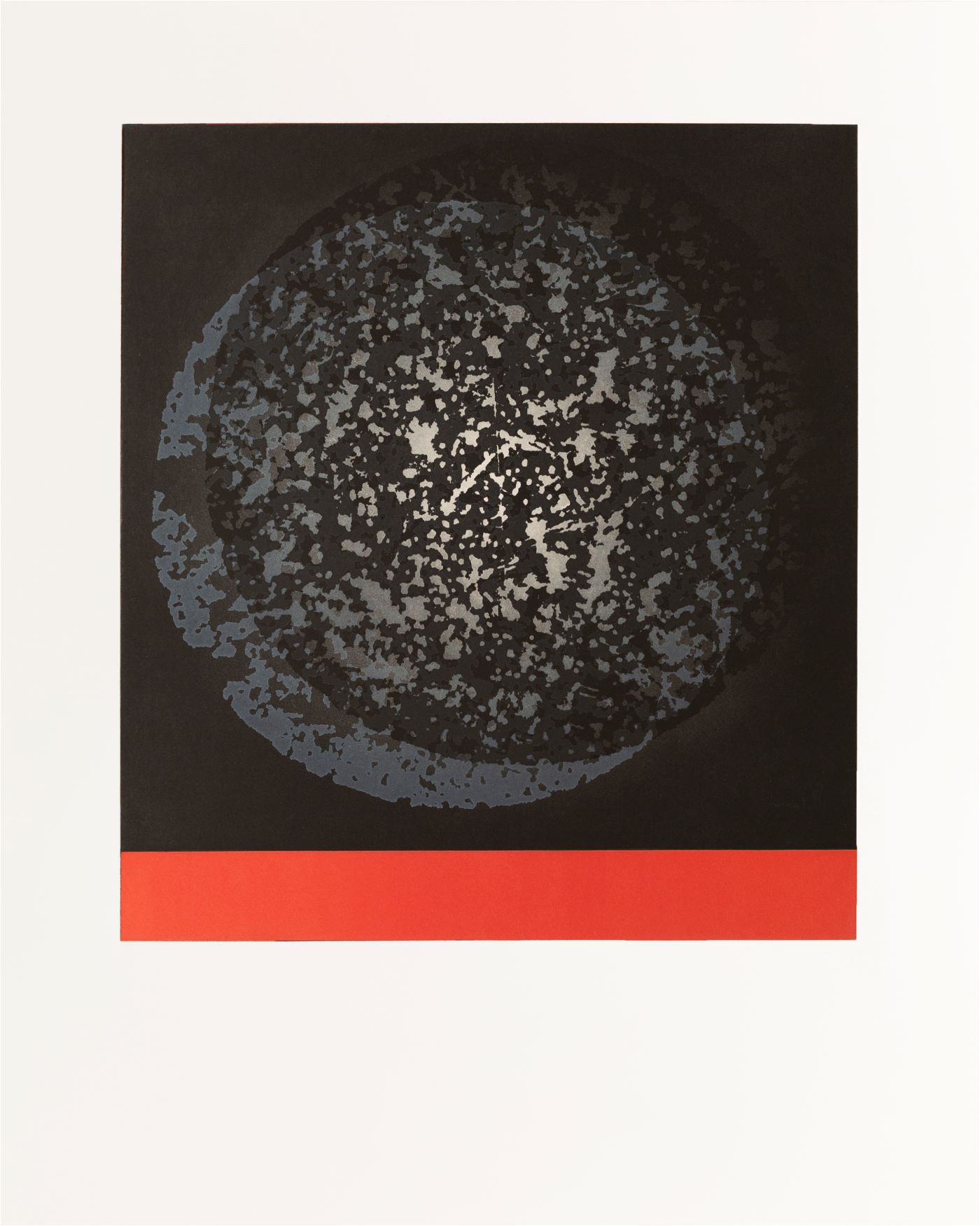 Eva Rothschild – Eclipse (Red), 2021 – Etching and Aquatint