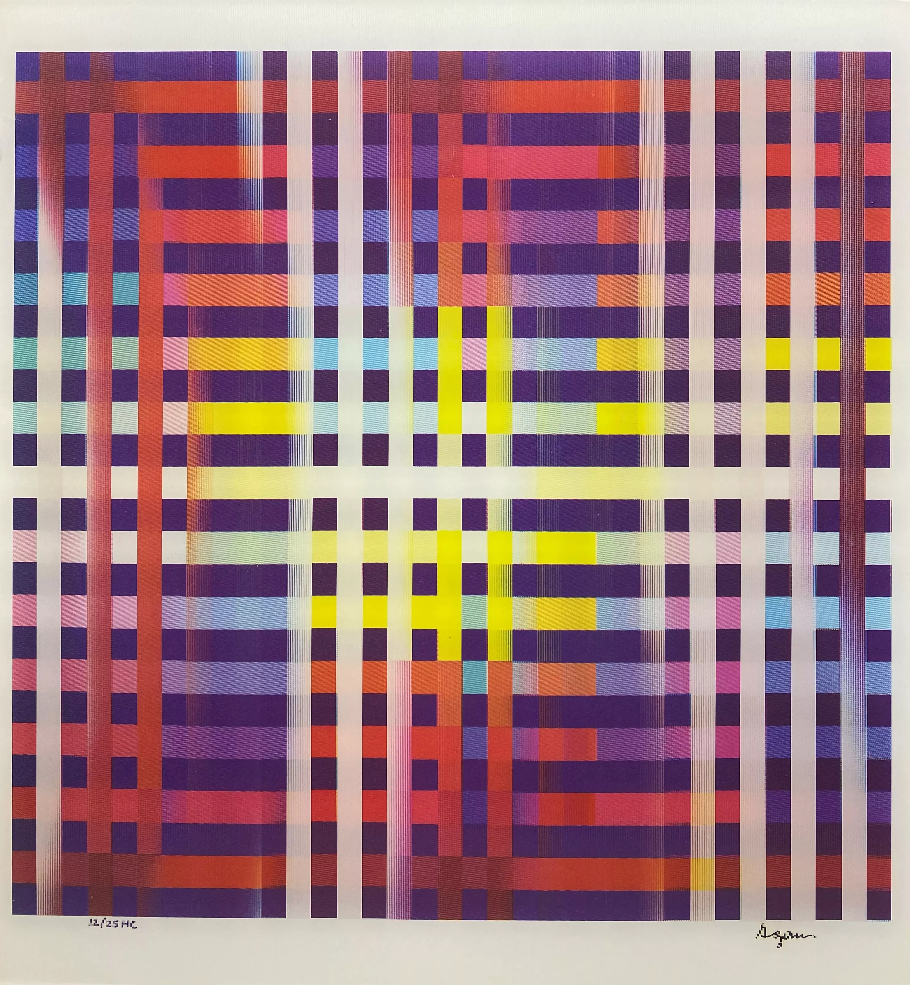 Yaacov Agam – Hommage a Chopin I, 1970-80 – Mixed média
