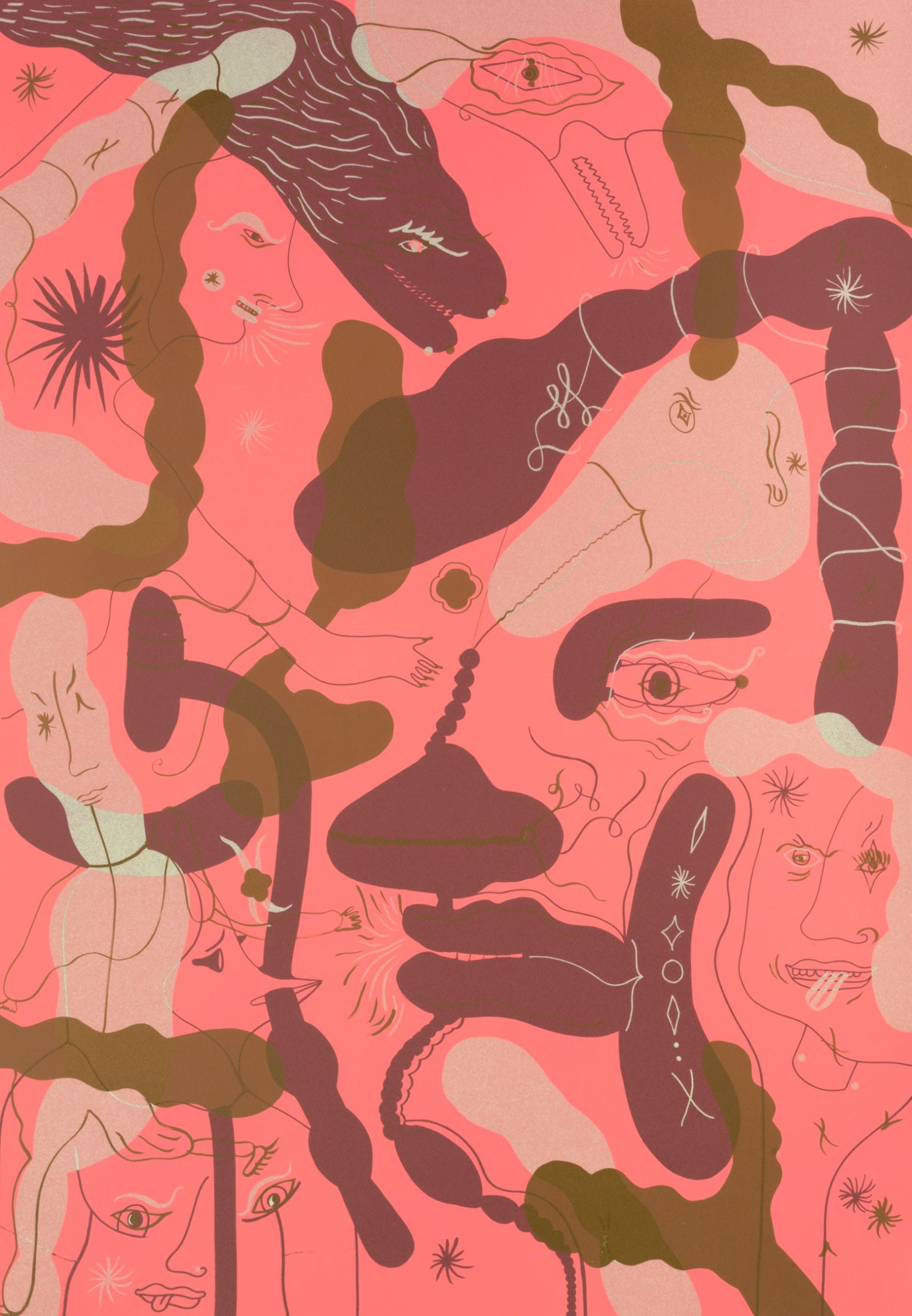Jaime Hayón – The human animal dance 2, 2021 – Lithographie