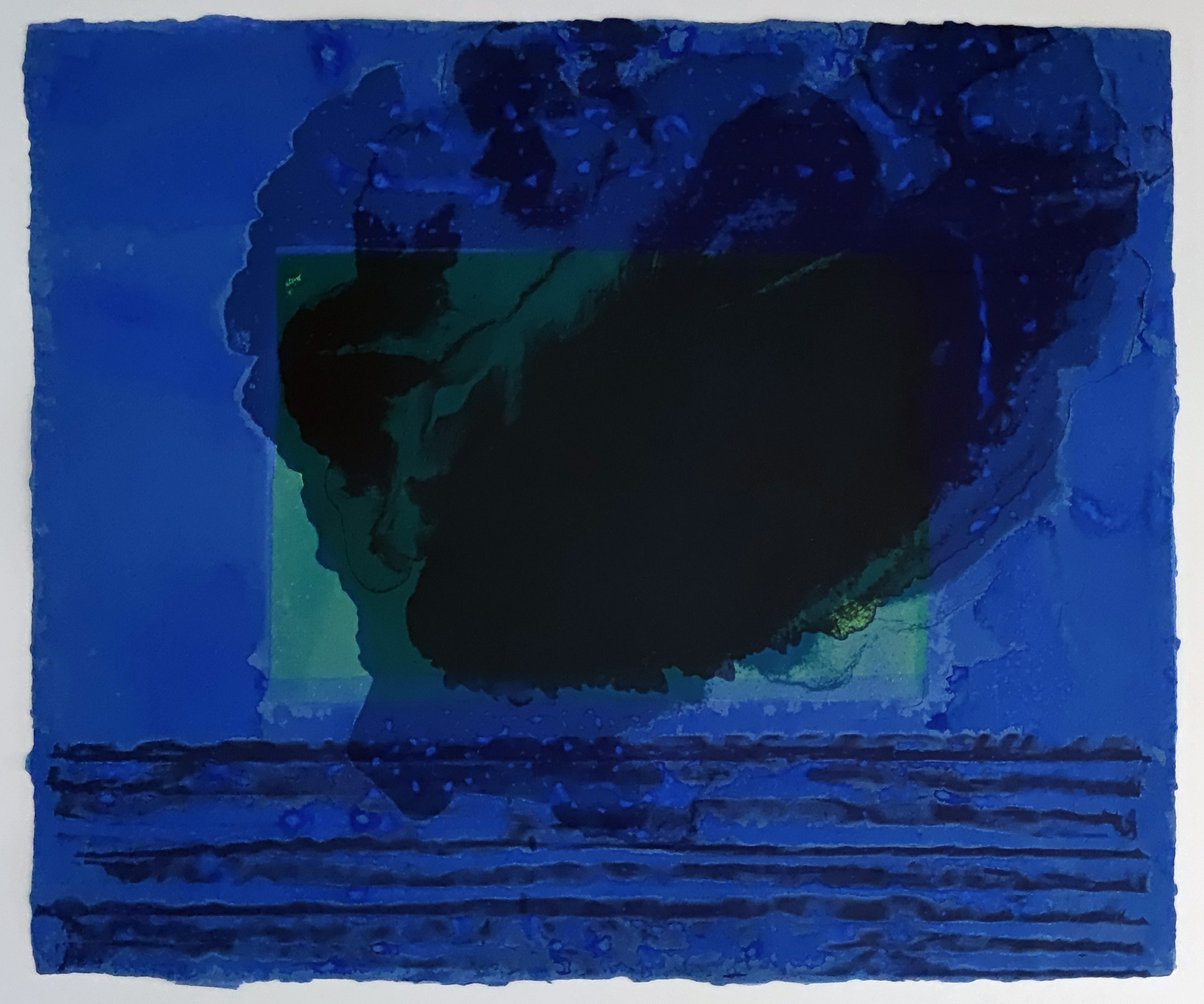 Howard Hodgkin – A Storm, 1977 – Técnica mixta