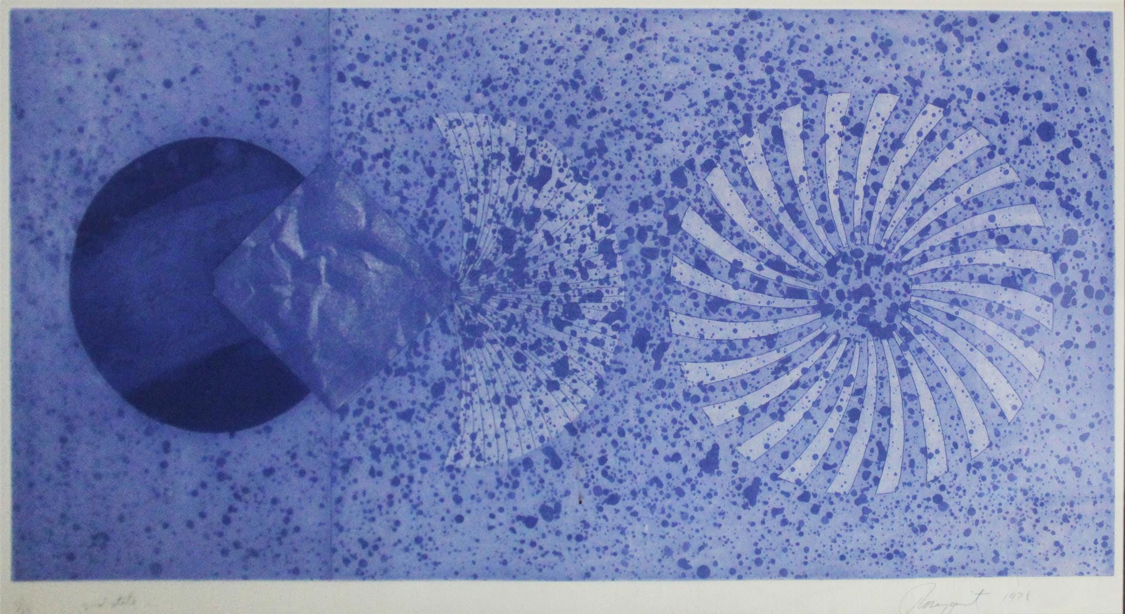 James Rosenquist – The Book Disappears for the Fast Student 2nd State, 1978 – Gravure à l'eau-forte