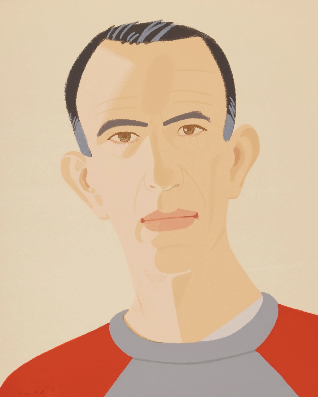 Alex Katz – Sweatshirt, 1990 – Zeefdruk