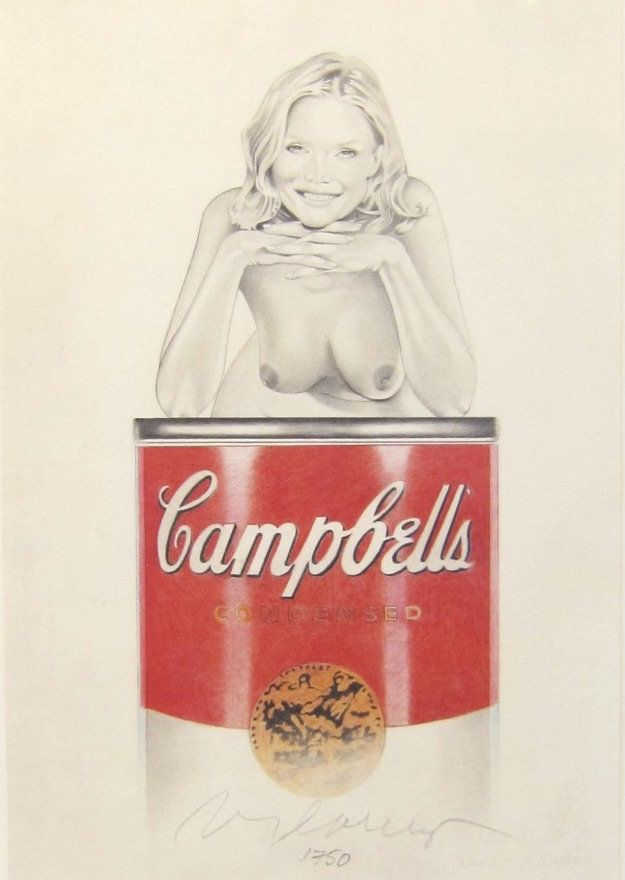 Mel Ramos – Suzy Soup, 2010 – Silkscreen