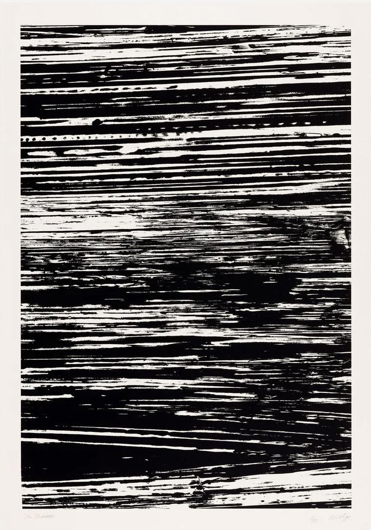 Ellsworth Kelly – The Thames, 2005 – Lithograph