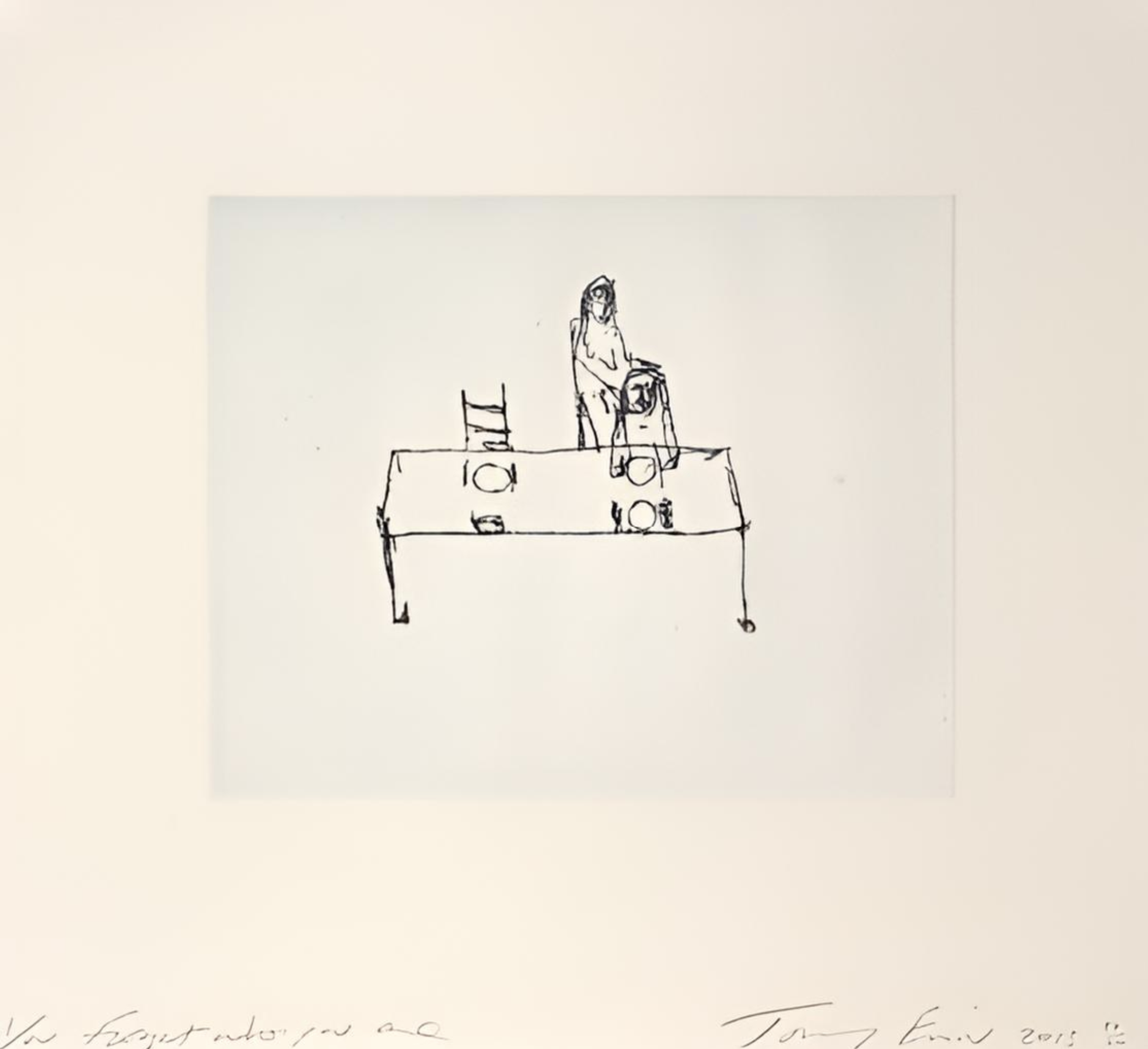 Tracey Emin – You forgot who you are, 2013 – Aguafuerte
