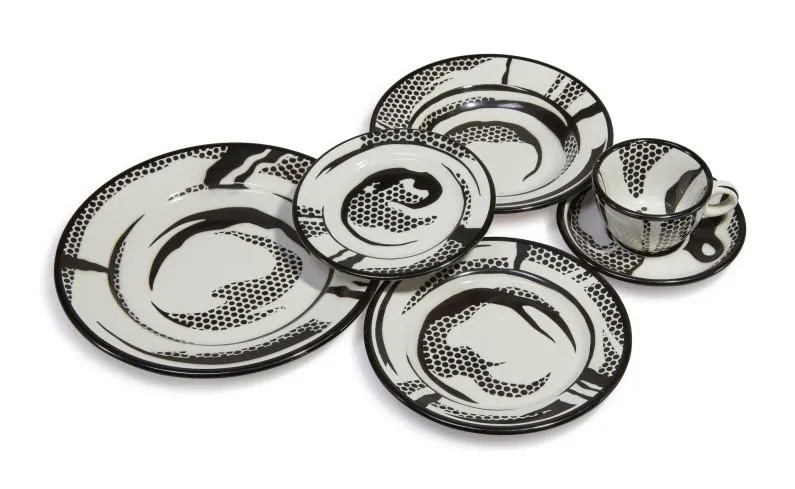 Roy Lichtenstein – Dinnerware: One Setting, 1966 – Keramiek