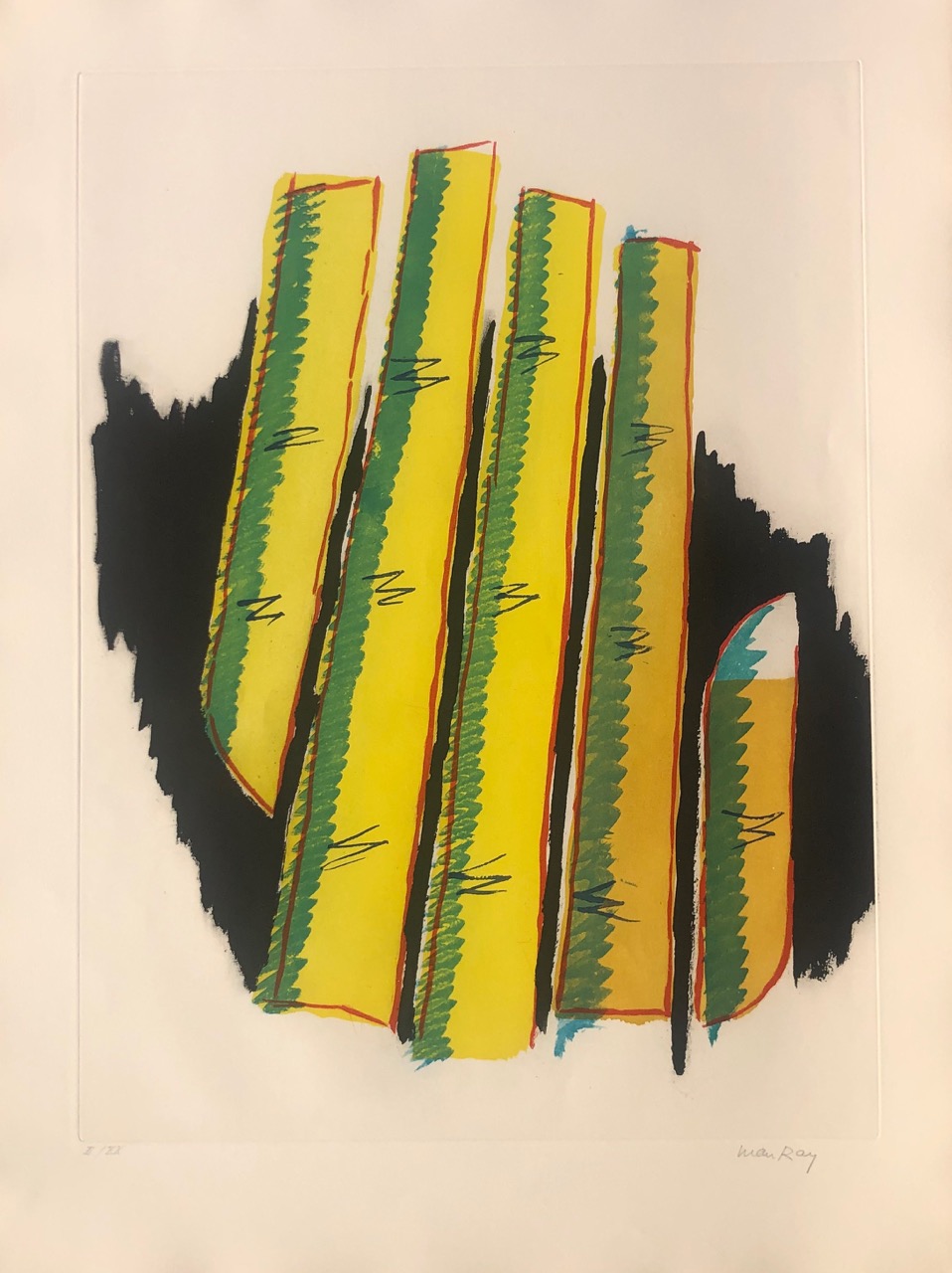 Man Ray – Cactus, 1969 – Aquatint