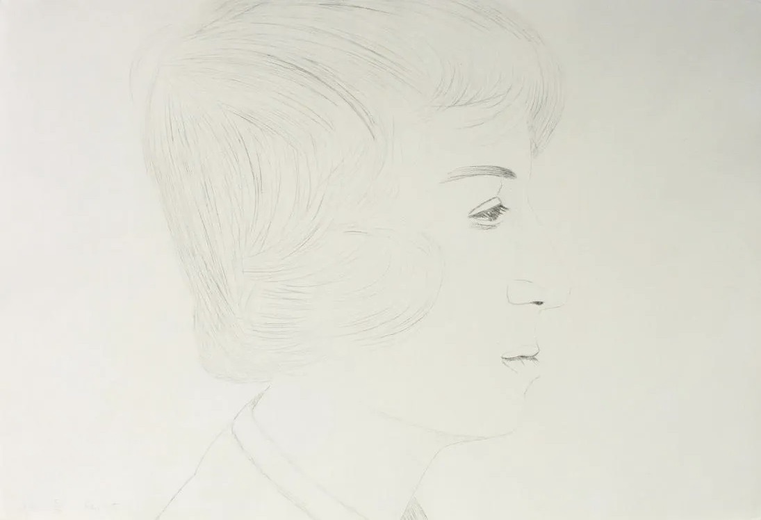 Alex Katz – Profile of Vincent, 1974 – Ets