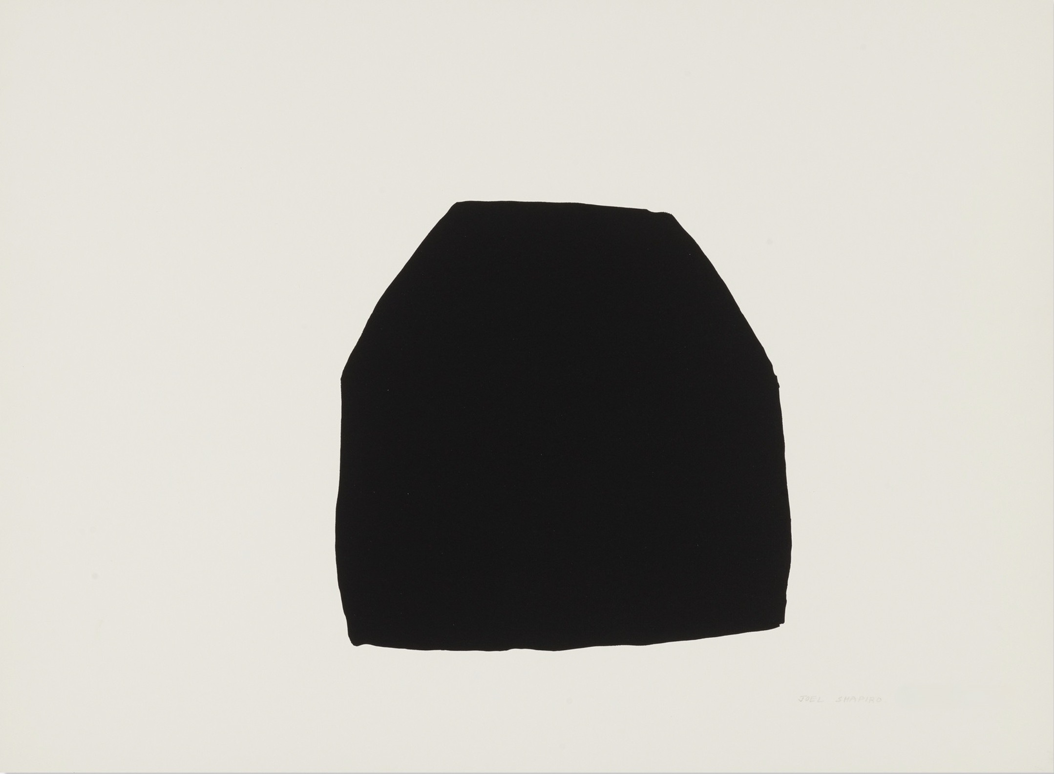 Joel Shapiro – Untitled (Black), 1980 – Lithograph