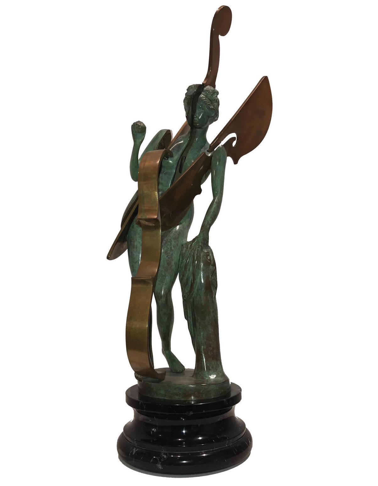Fernandez Arman – Venus au Violon, 1991 – Bronze