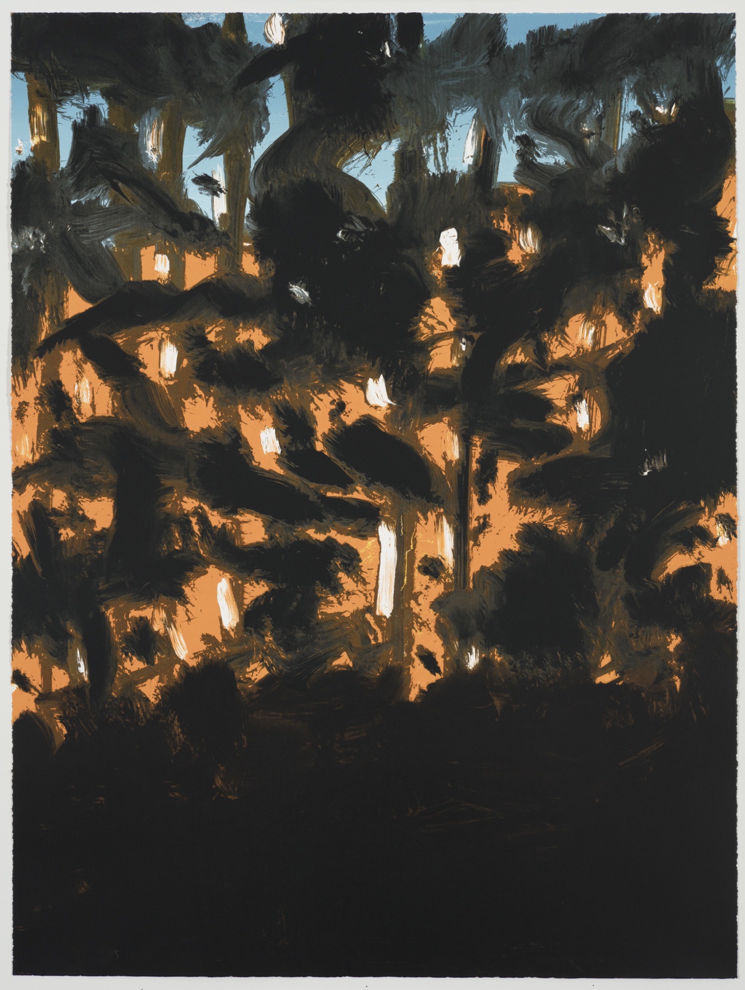 Alex Katz – Sunrise, 2021 – Mixed Media