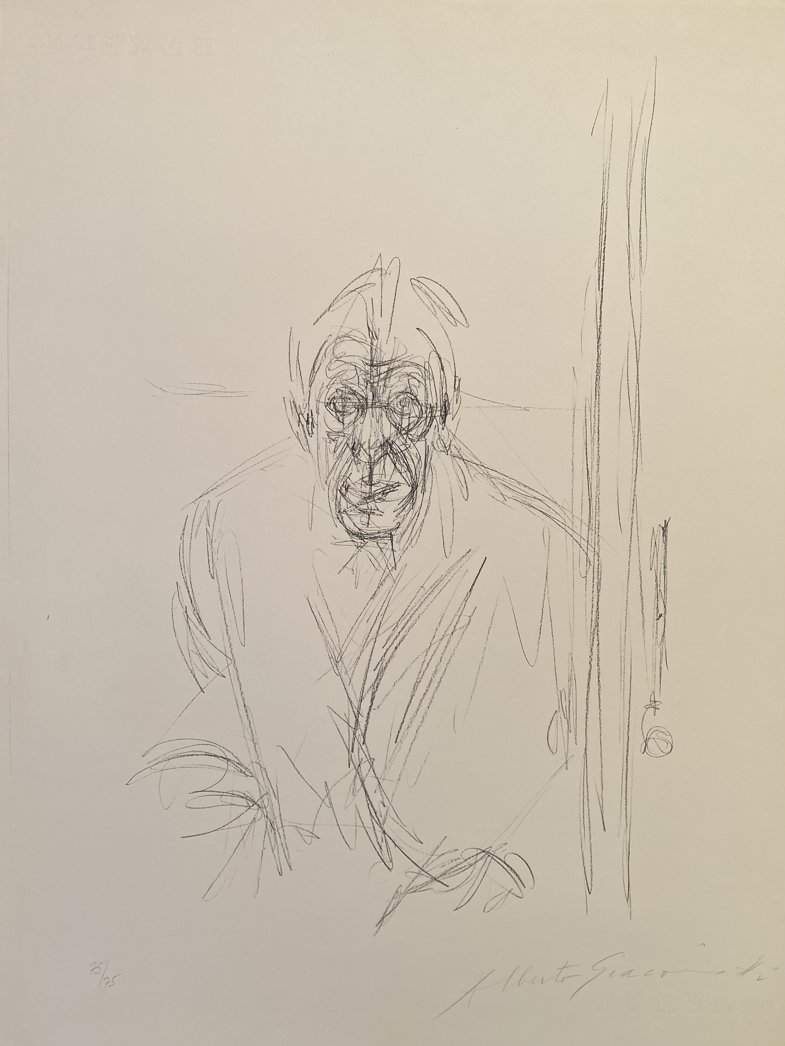 Giacometti, Alberto | Autoportrait, 1963, 1964 — available on Composition Gallery