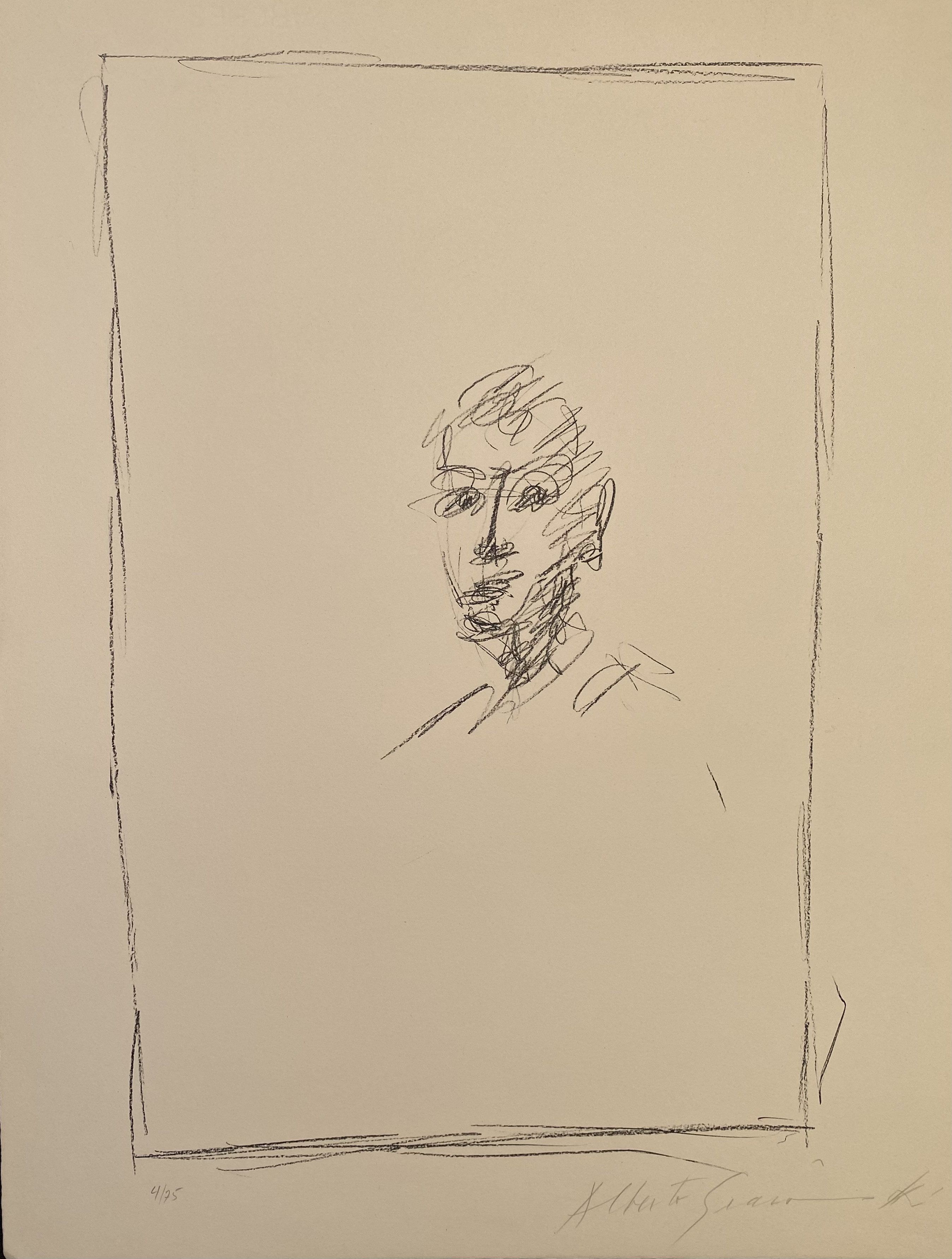 Alberto Giacometti – Dans Le Miroir, 1964 – Lithografie