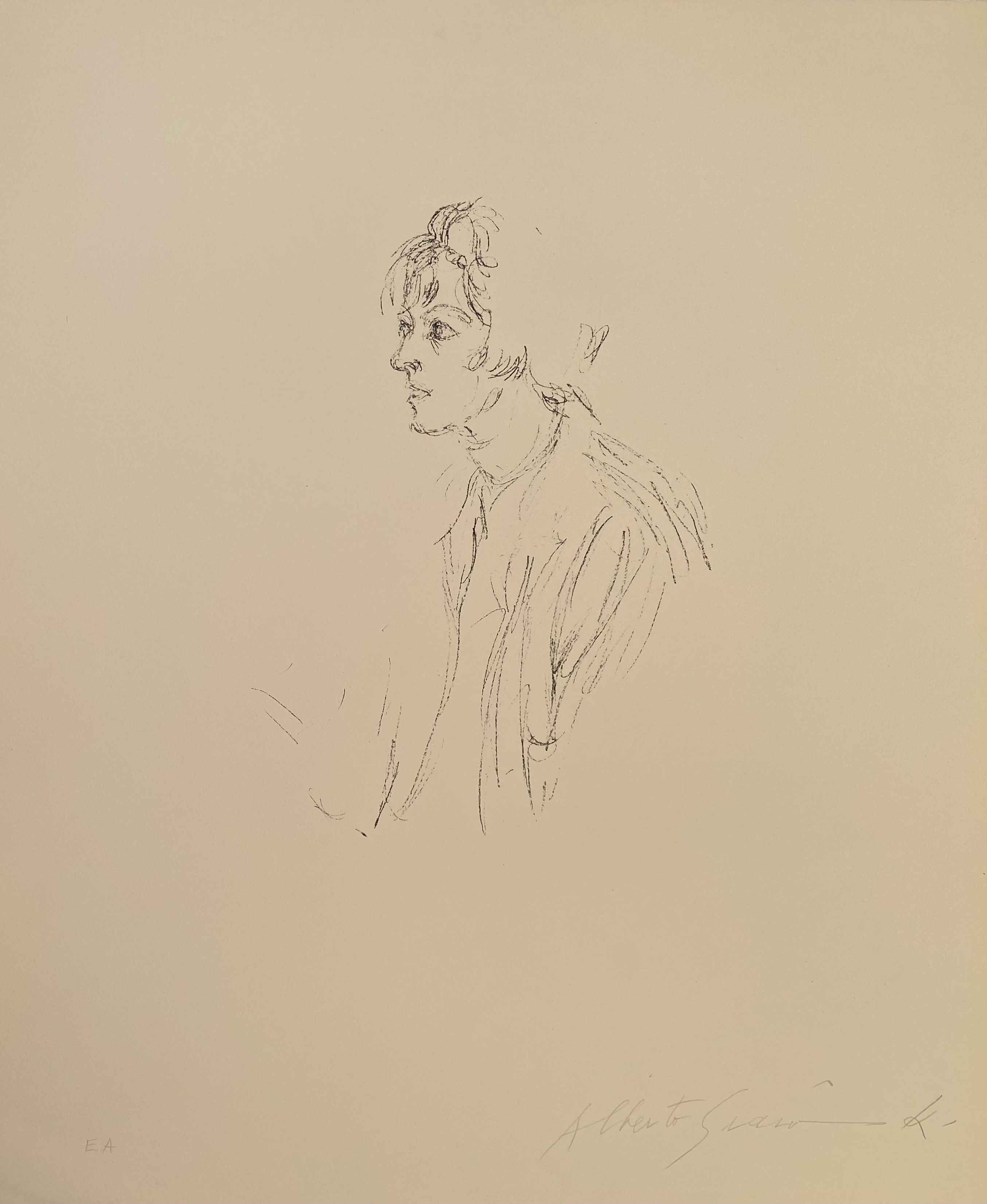 Giacometti, Alberto | Buste d'une femme regardant a gauche - signed, 1964 — available on Composition Gallery