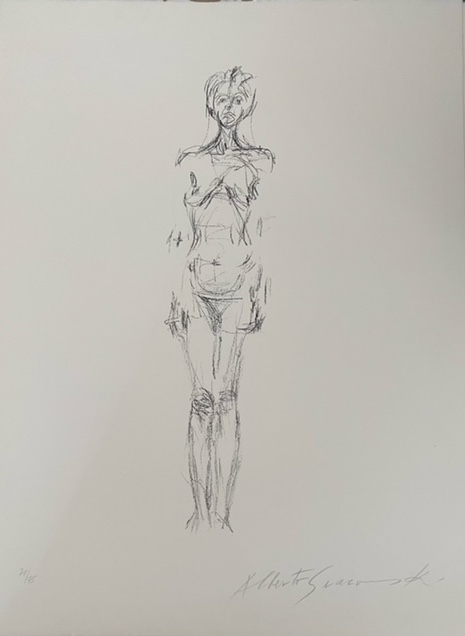 Alberto Giacometti – Nue Debout, 1961 – Lithografie