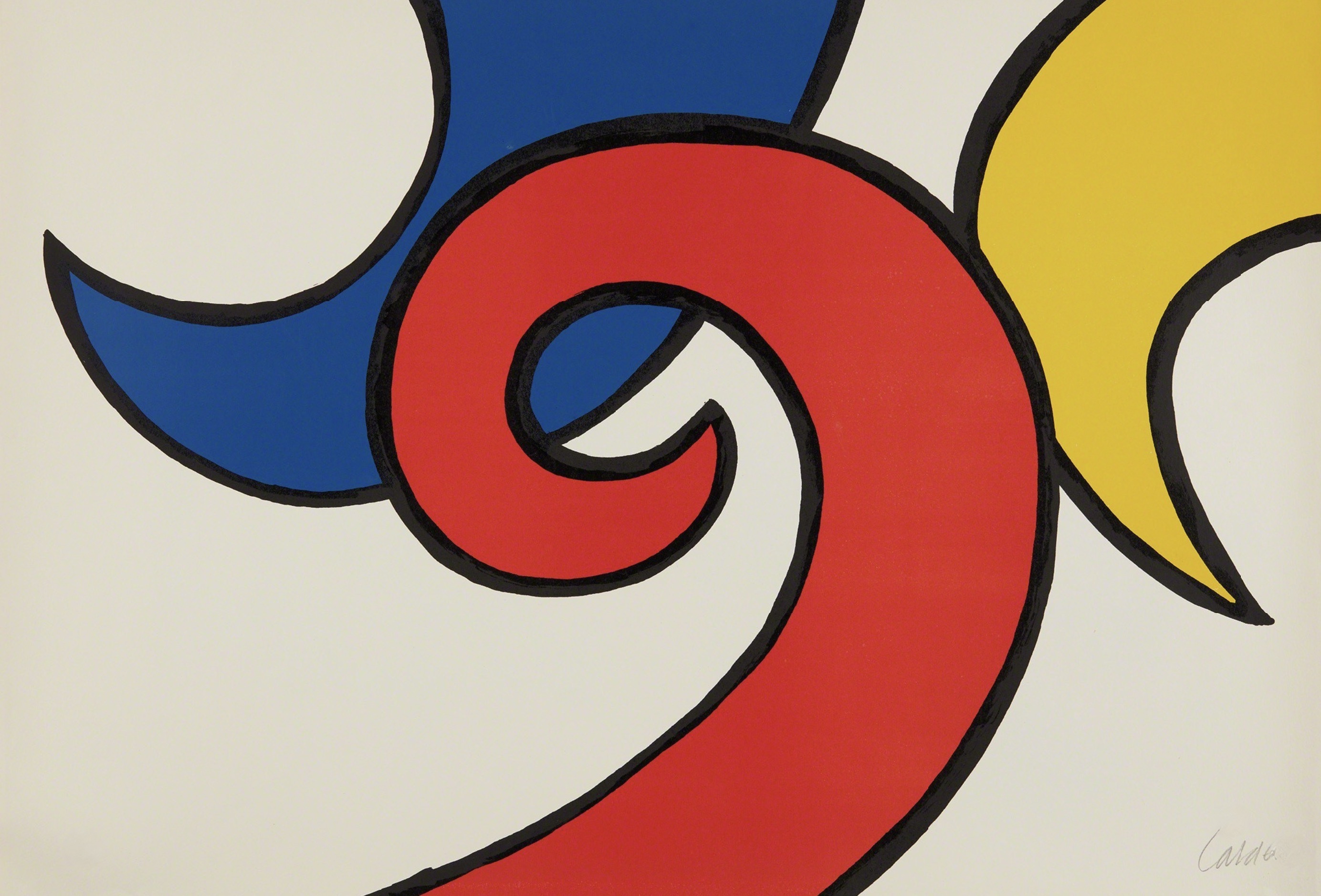 Alexander Calder – Les Vagues #21 (The Waves), 1971 – Lithografie