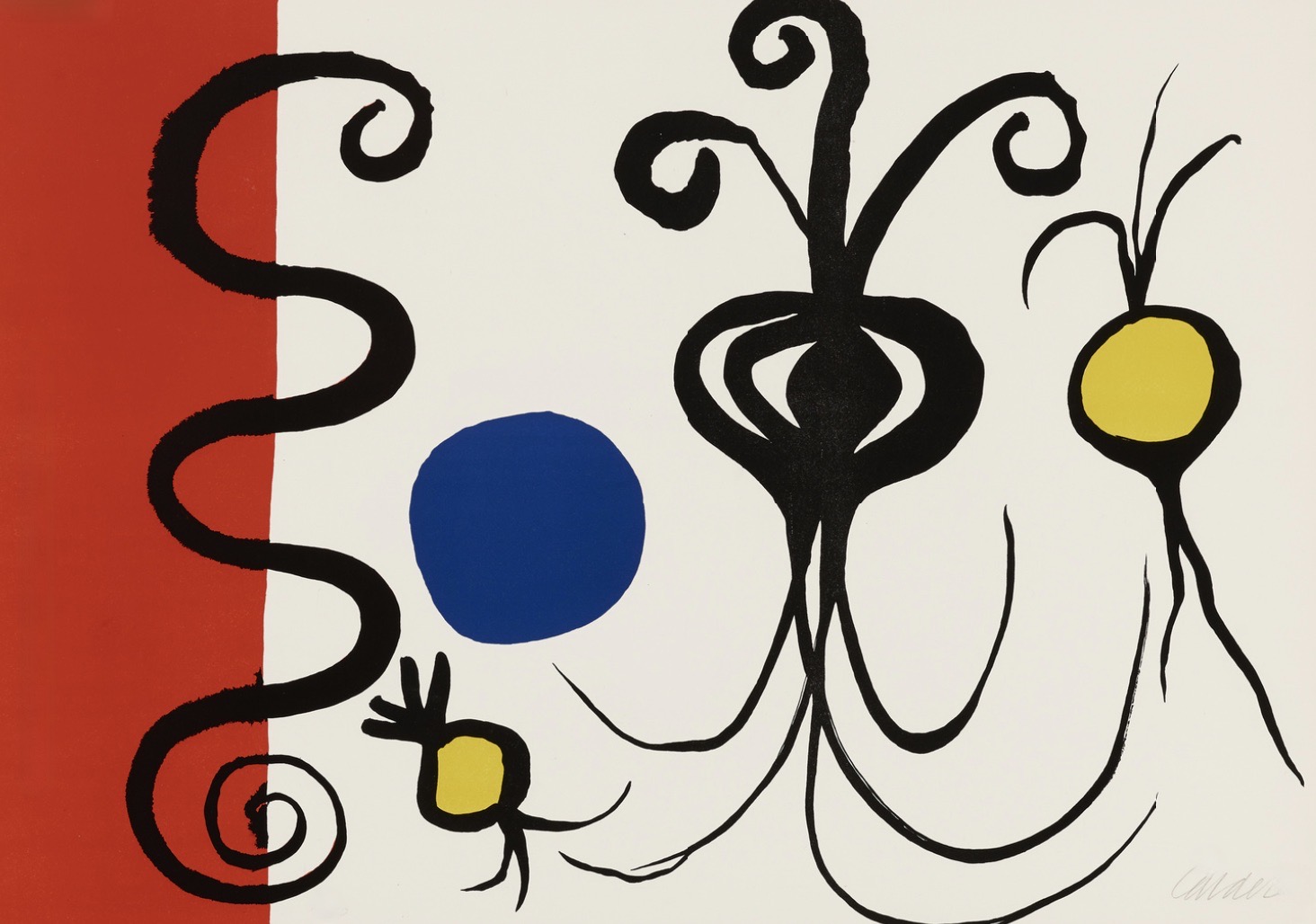 Alexander Calder – Trois Oignons, 1965 – Lithografie