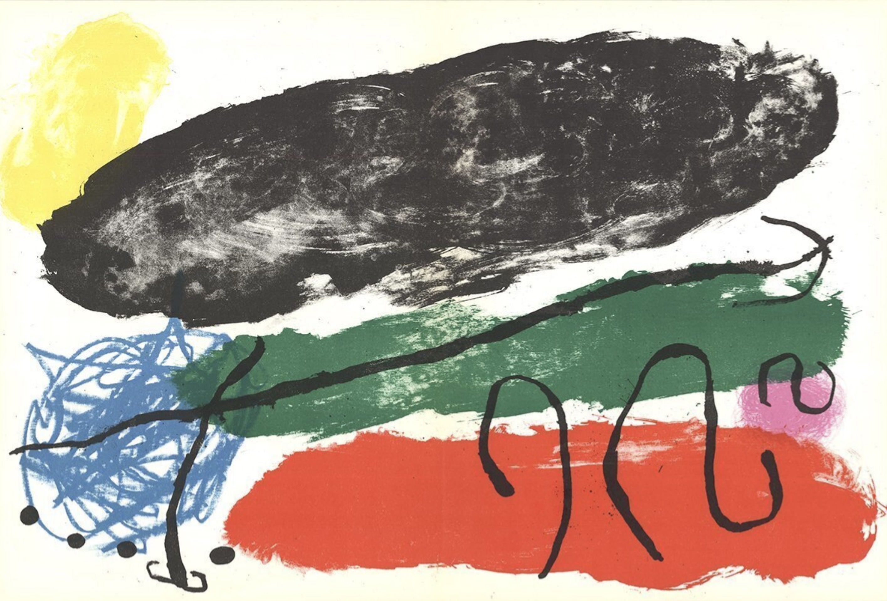 Joan Miró – Derrière Le Miroir, Nº 119., 1960 – Lithographie