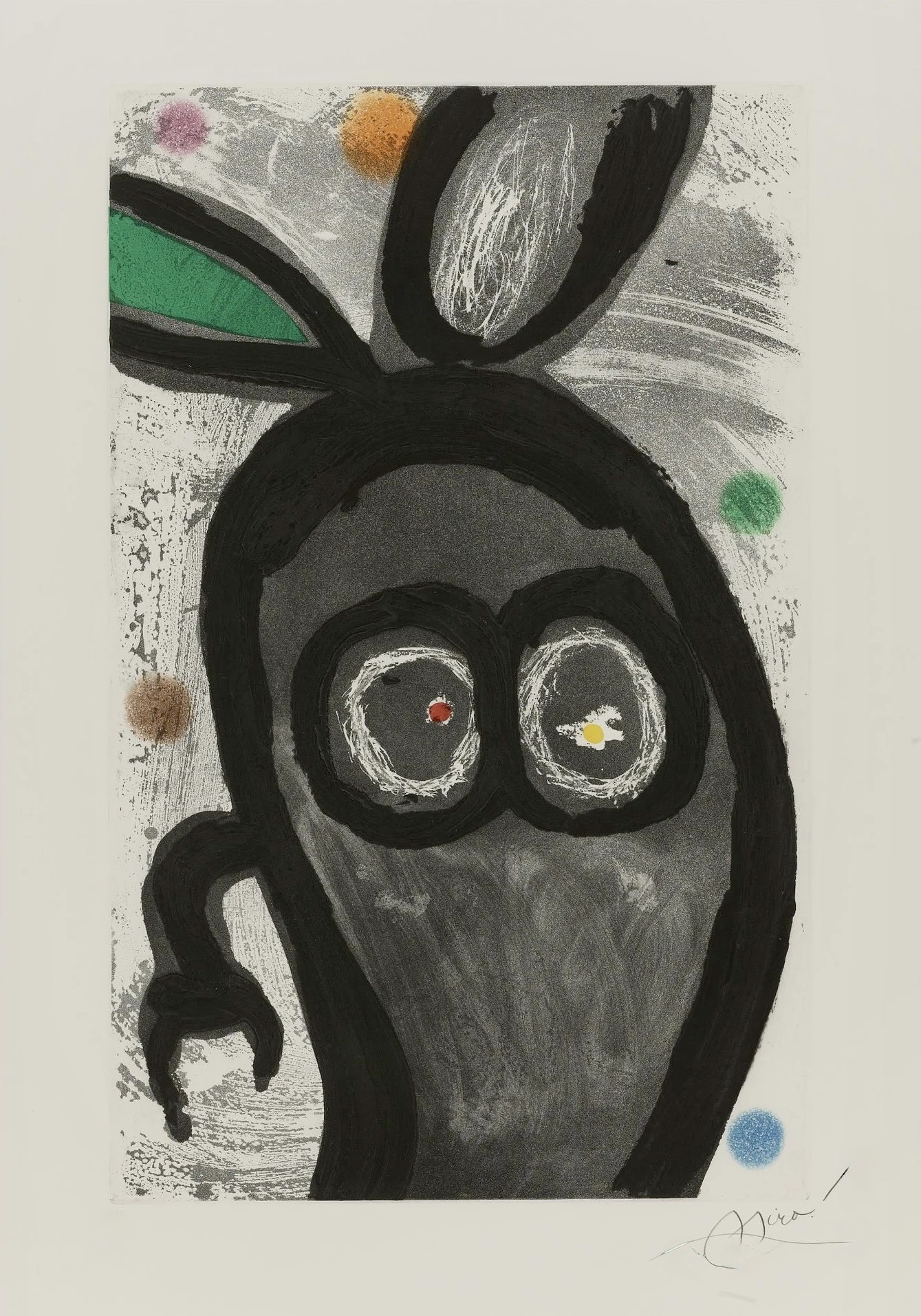 Joan Miró – Le Roi des lapins, 1981 – Ets en Aquatint