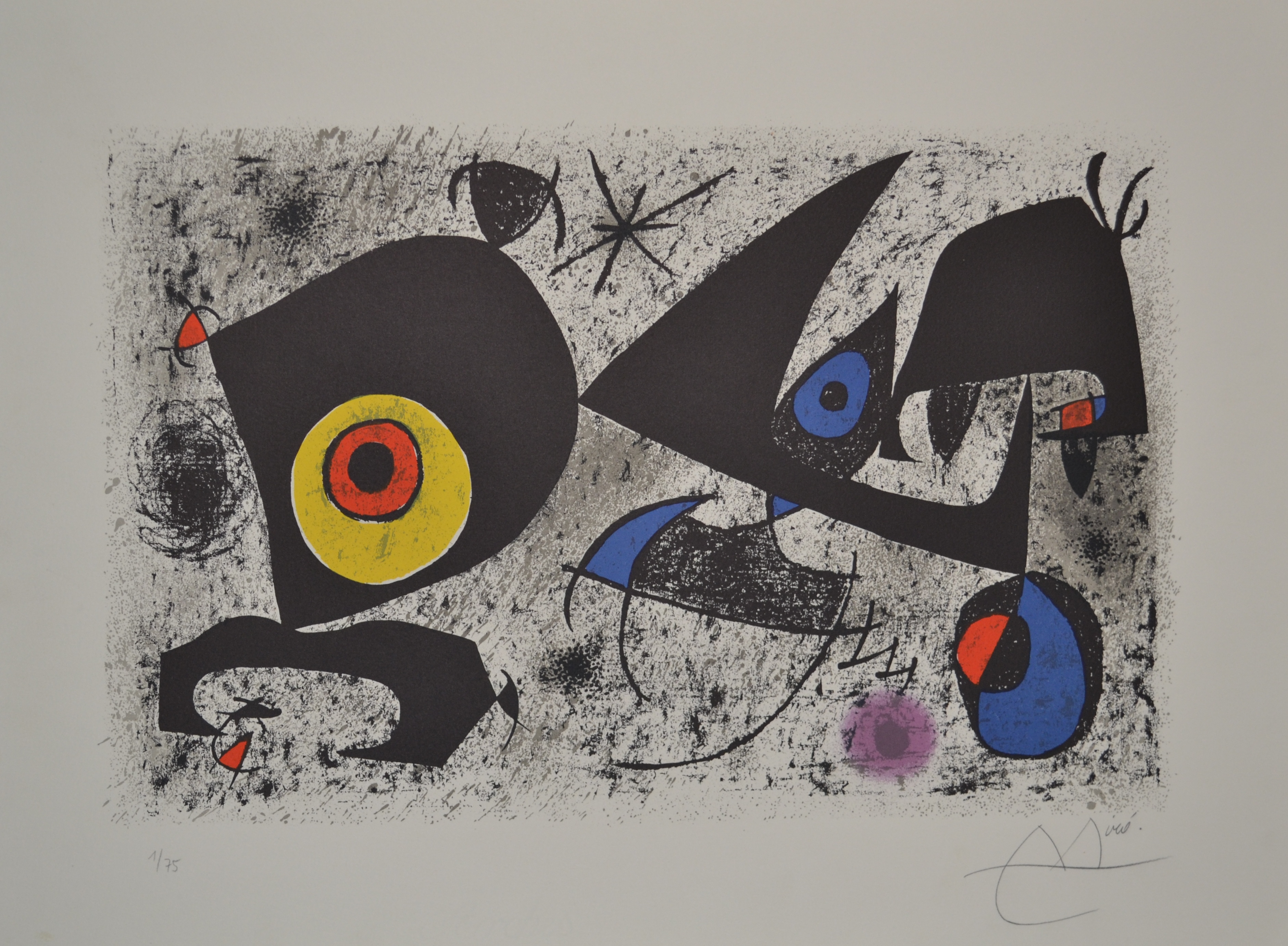 Joan Miró – Hommage A Miro - M868, 1972 – Lithographie