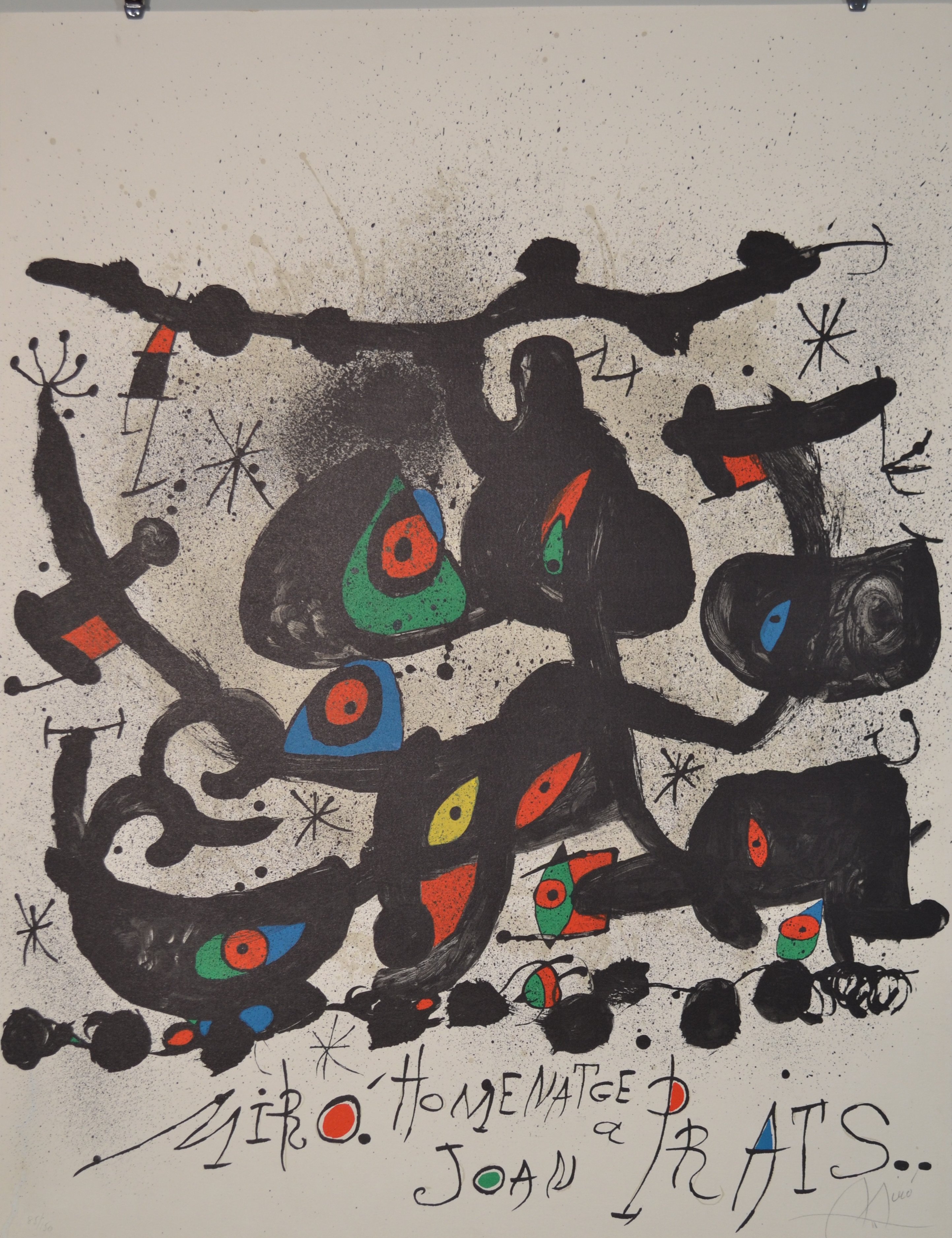 Joan Miró – Homentage A Joan Prats - M735, 1971 – Lithographie