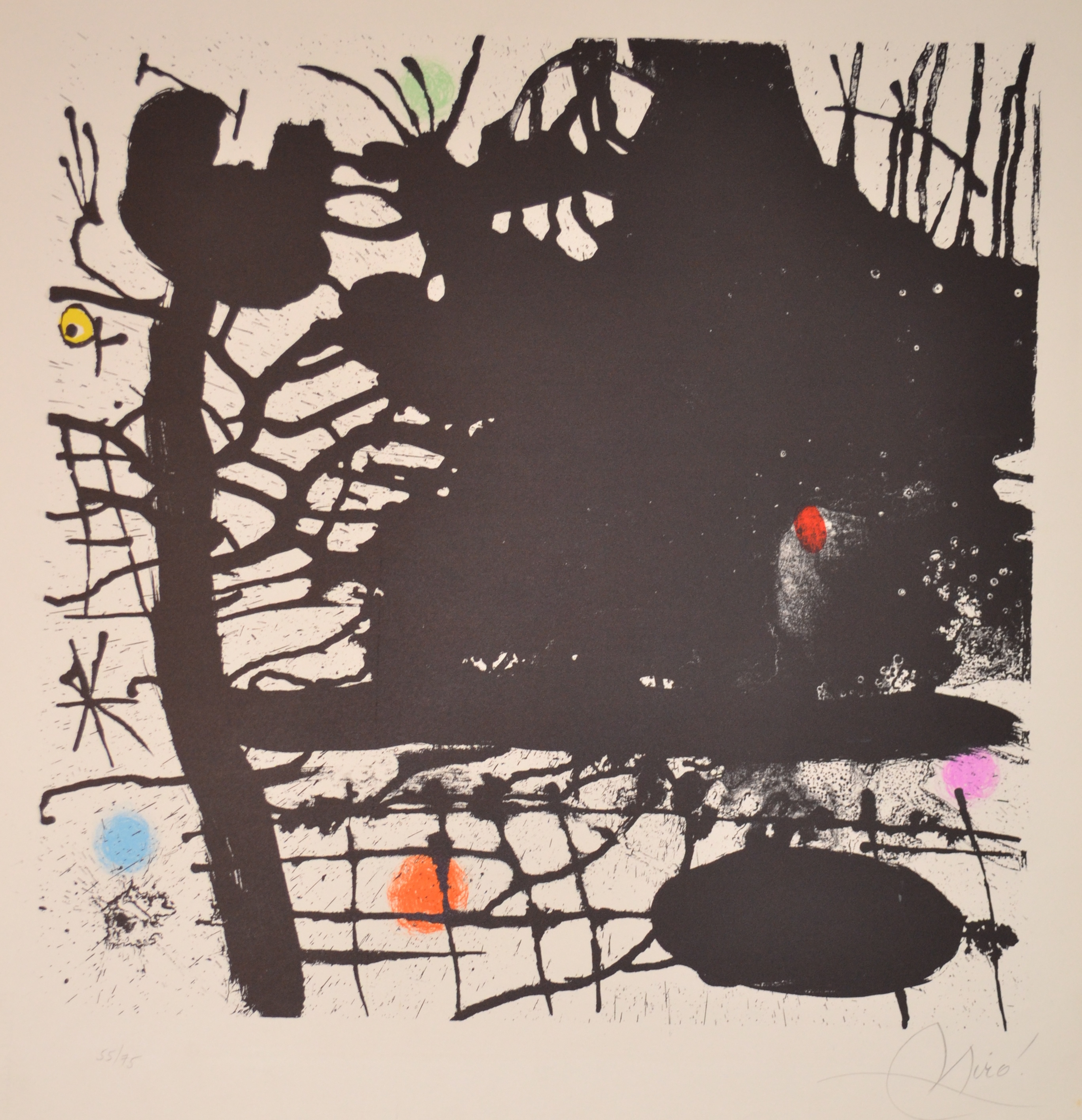 Joan Miró – La Nuit Tentaculaire - M639, 1969 – Lithographie