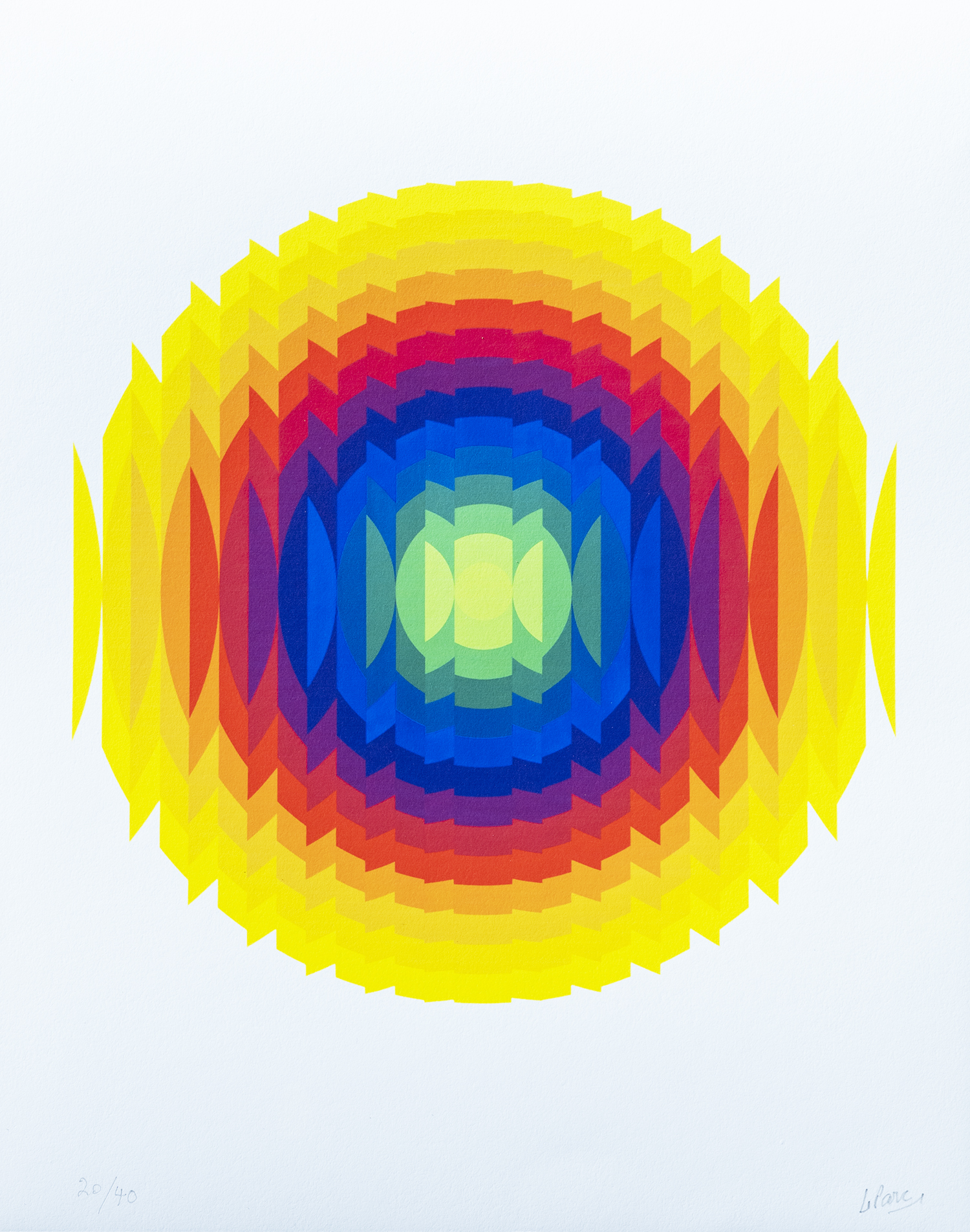 Julio Le Parc – Oeuvre Infinie, 2021 – Impression numérique sur papier