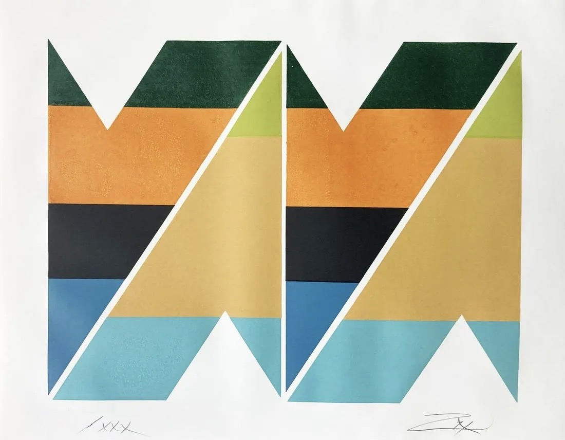 Larry Zox – Scissors, 1980 – Mixed Media